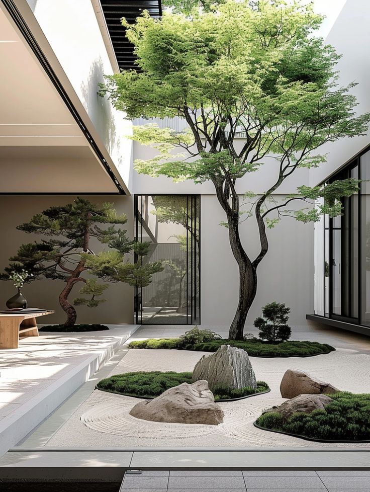 Mẫu tiểu cảnh giếng trời đẹp - zions